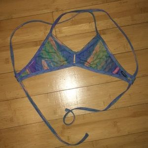 Jolyn mermaid print tie back top